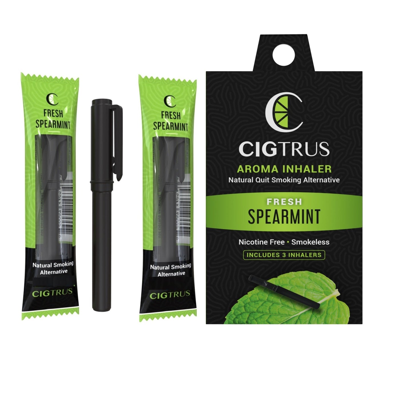 Cigtrus: Kick the Habits with Delicious & Refreshing Smokeless Nicotine-Free Flavored Air Puffer - Satisfy Oral Fixation, and Cravings Relief - 4-Flavor, 3 Pack Variety Pack