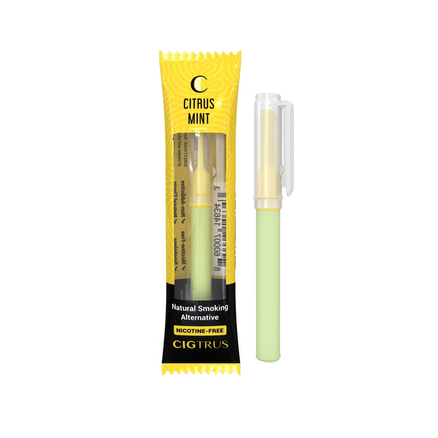 Cigtrus Smokeless Oxygen Air Inhaler Oral Fixation Relief Natural Quit Aid Behavioral Support – Pick Your Flavor - Citrus Mint - cigtrus.comcigtrus.com